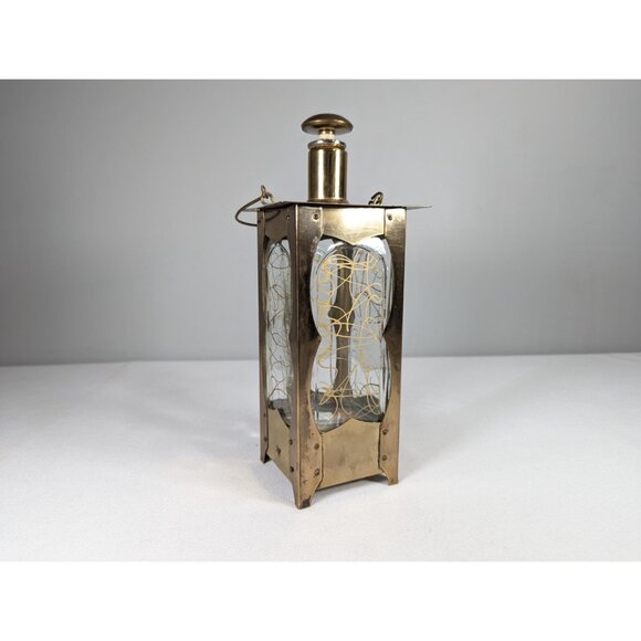 Vintage Musical decanter made in Japan How Dry I Am, mcm brass liquor bottle, - Picture 4 of 10